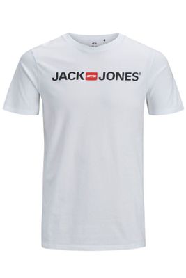 Jack & Jones Jack & Jones t-shirt Plus Size wit