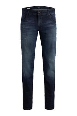 Jack & Jones Plus Size Jack & Jones jeans Glenn Icon Slim Fit donkerblauw