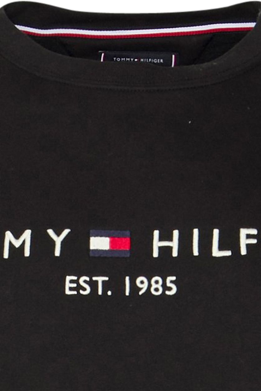 Tommy Hilfiger Big & Tall trui zwart met logo
