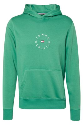 Tommy Hilfiger Tommy Hilfiger Big & Tall hoodie met logo opdruk groen