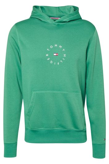 Tommy Hilfiger hoodie Big & Tall met logo opdruk groen