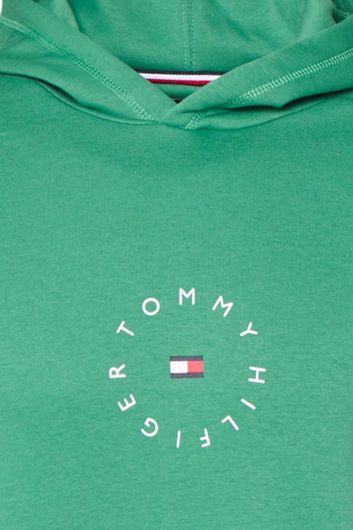 Tommy Hilfiger Big & Tall hoodie met logo opdruk groen