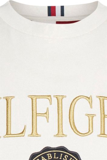 Tommy Hilfiger T-shirt Big & Tall gouden opdruk wit