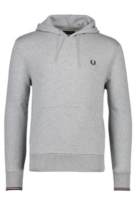 Fred Perry Fred Perry sweater met capuchon grijs