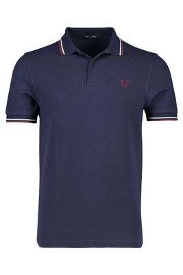 Fred Perry Donkerblauwe polo Fred Perry met embleem