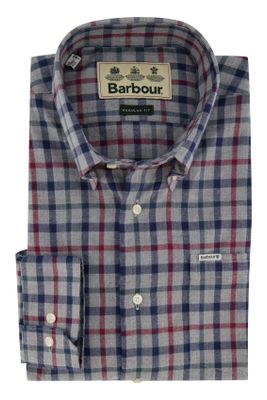 Barbour Regular Fit Barbour overhemd grijs