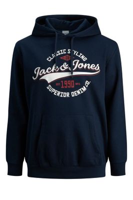 Jack & Jones Jack & Jones hoodie Plus Size donkerblauw