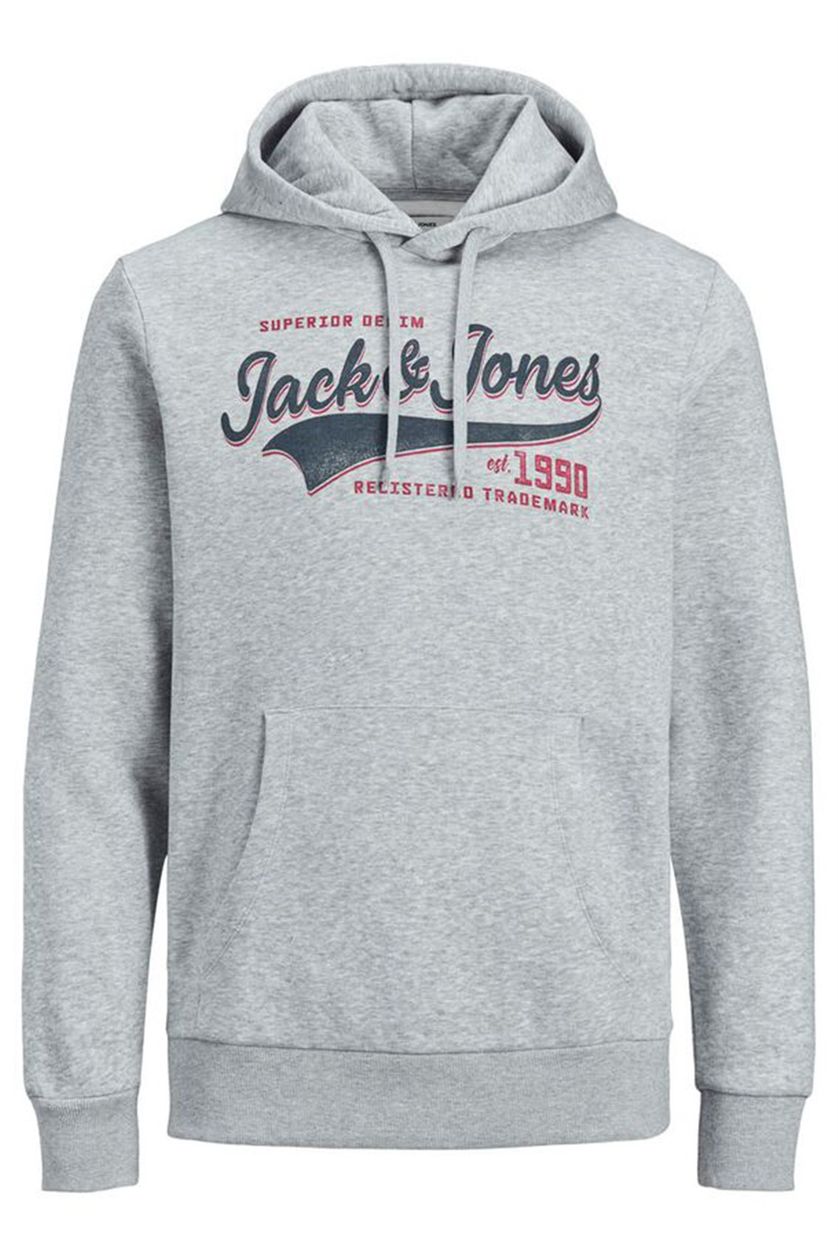 Grijze sweater met capuchon Jack & Jones Plus Size