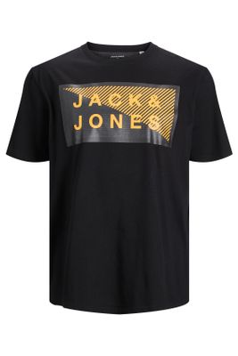 Jack & Jones Jack & Jones t-shirt met opdruk Plus Size zwart