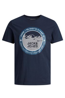 Jack & Jones Jack & Jones t-shirt met opdruk Plus Size navy