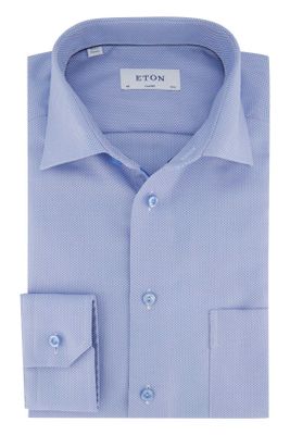 Eton Overhemd Eton Classic Fit blauw motief