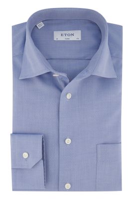 Eton Classic Fit Eton overhemd blauw
