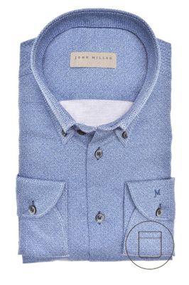 John Miller John Miller overhemd button down borstzak printje