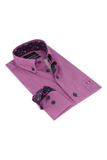 Portofino overhemd Regular Fit roze