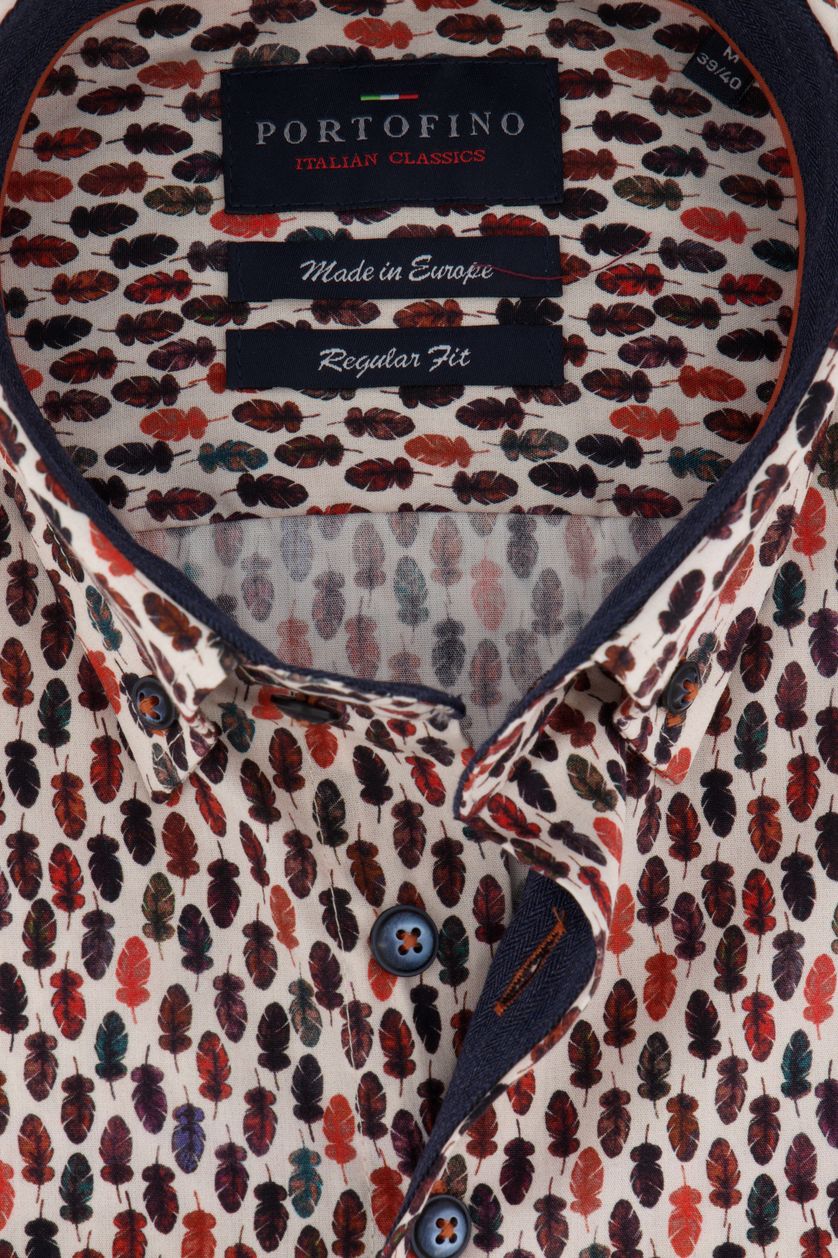 Portofino overhemd printje Regular Fit