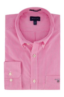 Gant Overhemd Gant Regular Fit roze streep