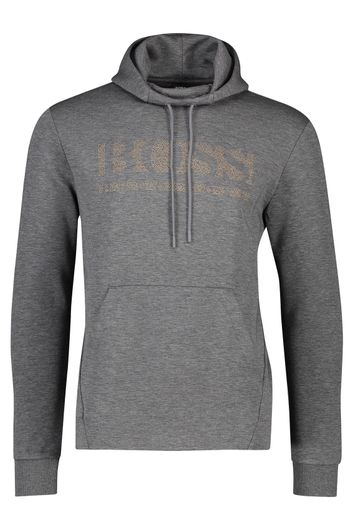 Hugo Boss hoodie Soody grijs met opdruk
