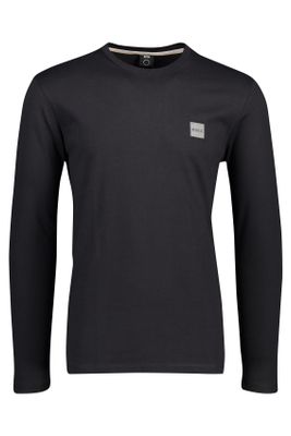 Hugo Boss Lange mouwen t-shirt Hugo Boss Tacks zwart
