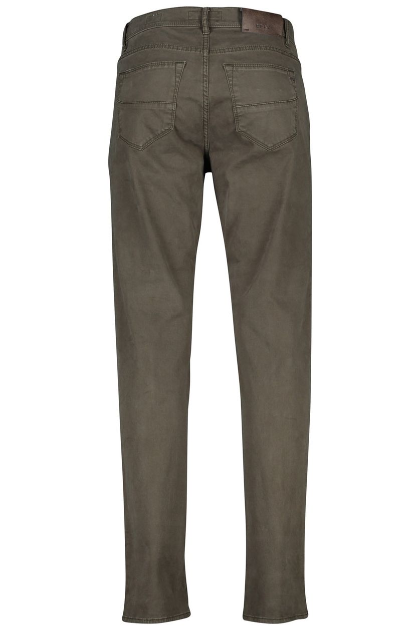 Pantalon Brax Cadiz 5-pocket donkergroen