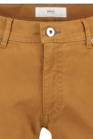 Brax 5-pocket pantalon Cadiz oranje bruin