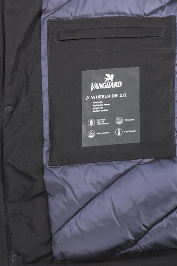 Winterjas Vanguard zwart waterafstotend