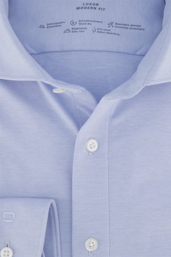 Overhemd Olymp lichtblauw dynamic flex jersey