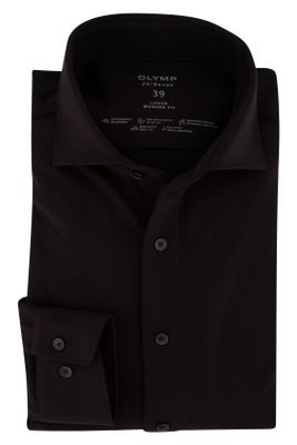 Olymp Overhemd Olymp 24/Seven zwart Modern Fit
