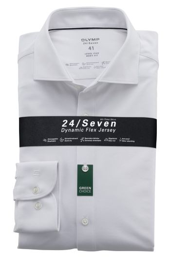 Wit mouwlengte 7 overhemd Level Five wit