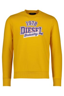 Diesel Sweater Diesel opdruk geel S-Girk K22