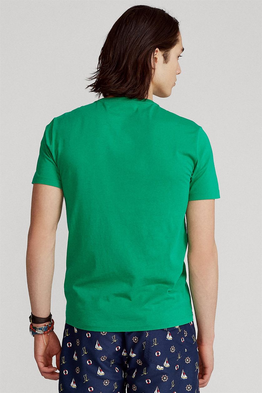 Ralph Lauren t-shirt Custom Slim Fit groen