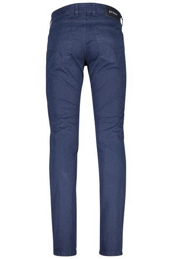 Gardeur pantalon blauw katoen met steekzakken
