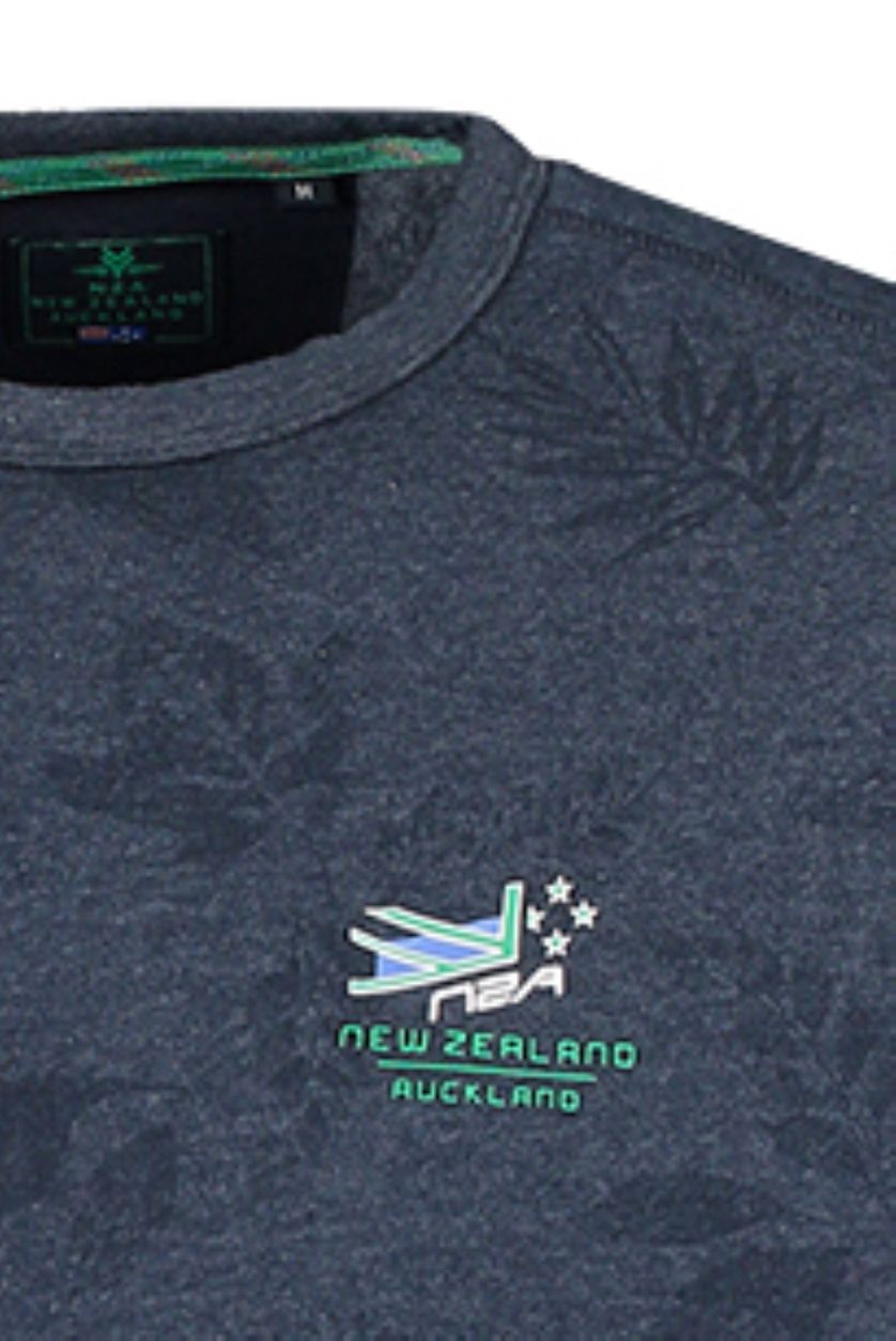 Trui New Zealand donkerblauw dessin Titoki