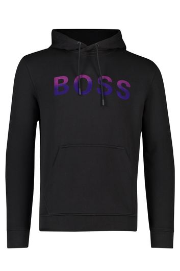 Zwarte hoodie Hugo Boss Wetry
