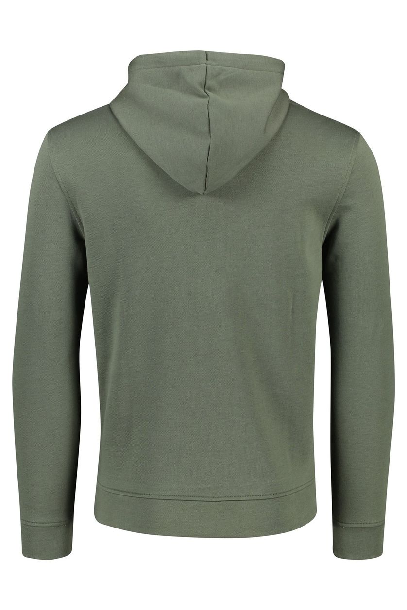 Hugo Boss hoodie Wetry met opdruk groen