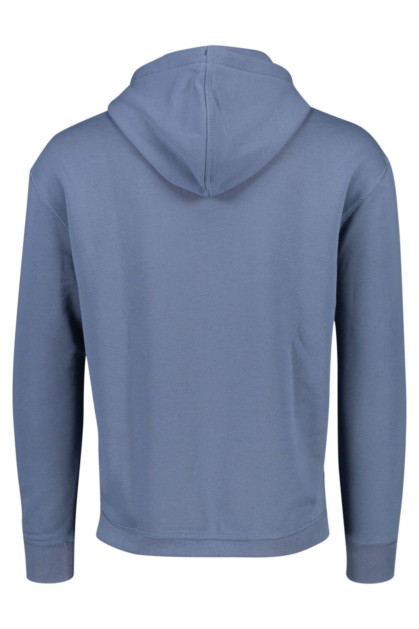 Hugo Boss hoodie Russell Athletic blauw opdruk