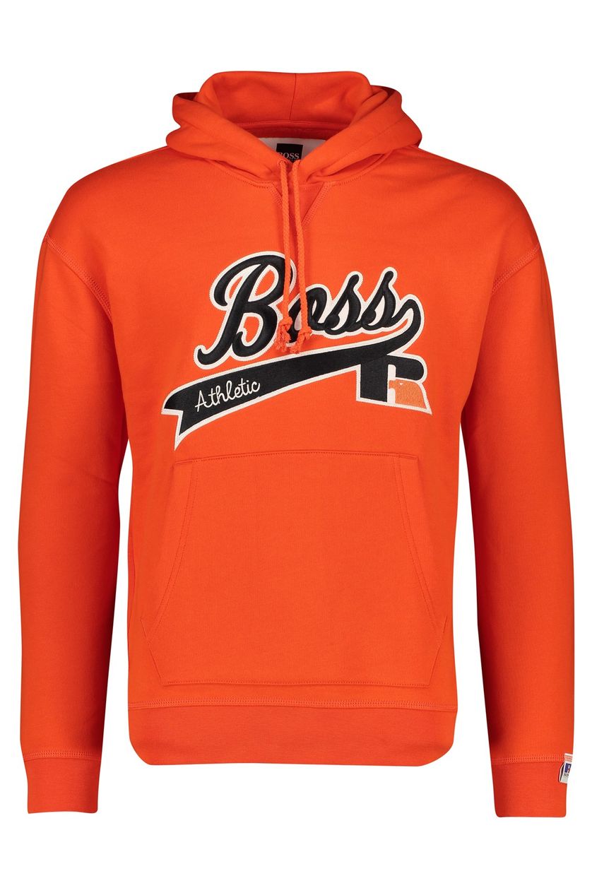 Oranje sweater Hugo Boss X Russel Athletic