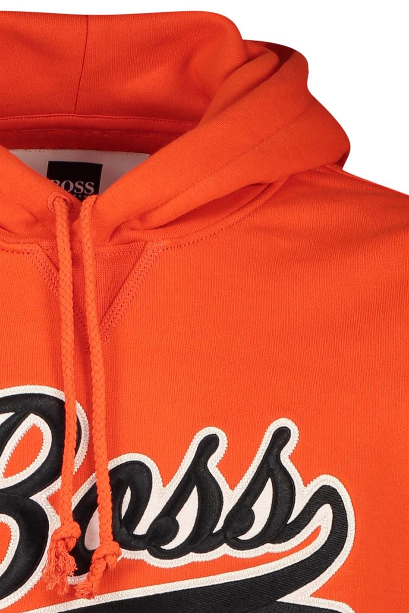 Oranje sweater Hugo Boss X Russel Athletic