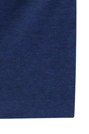 Desoto business overhemd slim fit donkerblauw effen katoen