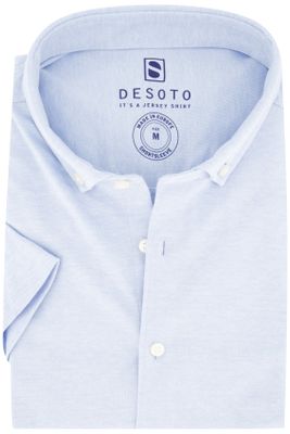 Desoto Desoto overhemd korte mouw lichtblauw