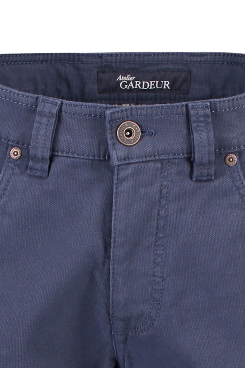 Gardeur broek Bill 5-pocket donkerblauw