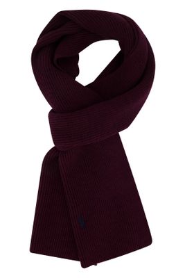 Polo Ralph Lauren Ralph Lauren sjaal bordeaux met structuur