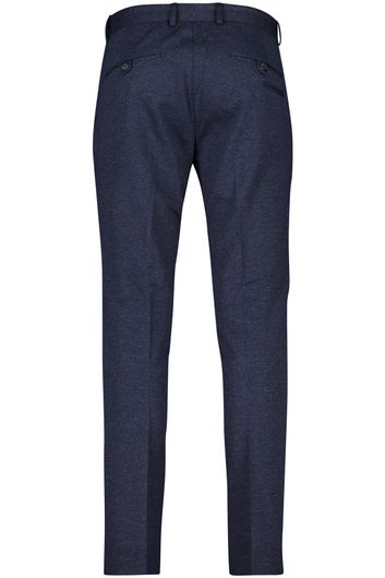 Blue Industry pantalon mix & match donkerblauw effen wol slim fit 