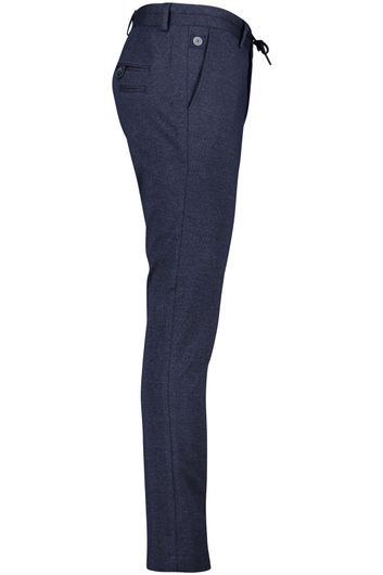 Blue Industry pantalon mix & match donkerblauw effen wol slim fit 