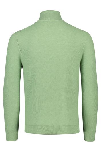 Ralph Lauren Big & Tall trui groen met opstaande rits kraag