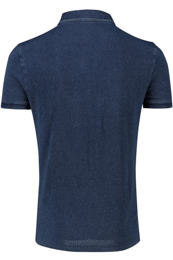 Poloshirt Ralph Lauren Custom Slim Fit jeansblauw