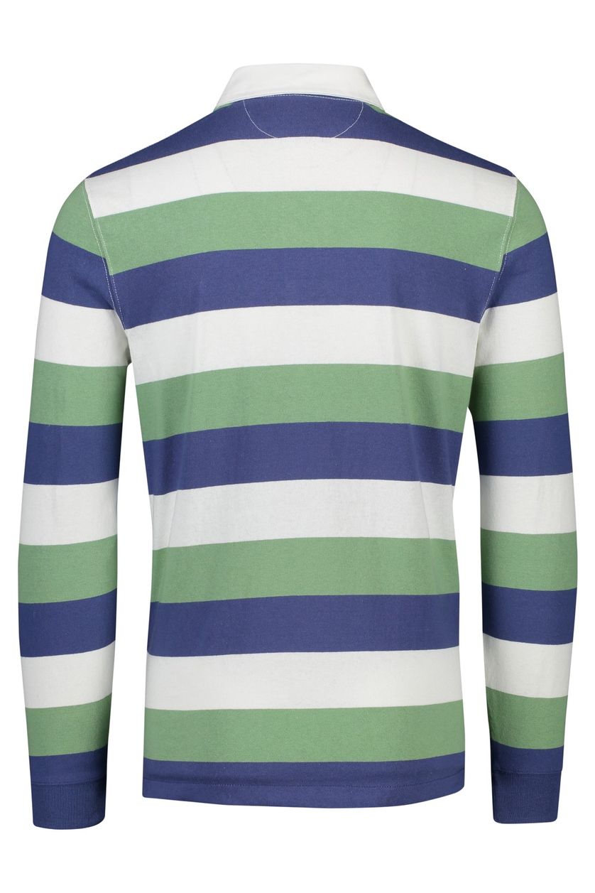 Polo Ralph Lauren trui groen gestreept katoen rugby 