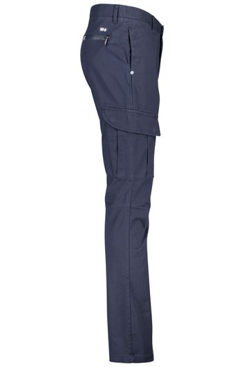 pantalon New Zealand donkerblauw effen katoen 