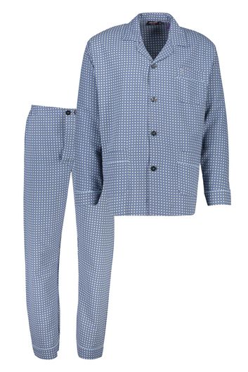 Pastunette pyjamaset print blauw