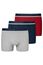 Schiesser 95/5 boxershorts 3-pack grijs navy rood