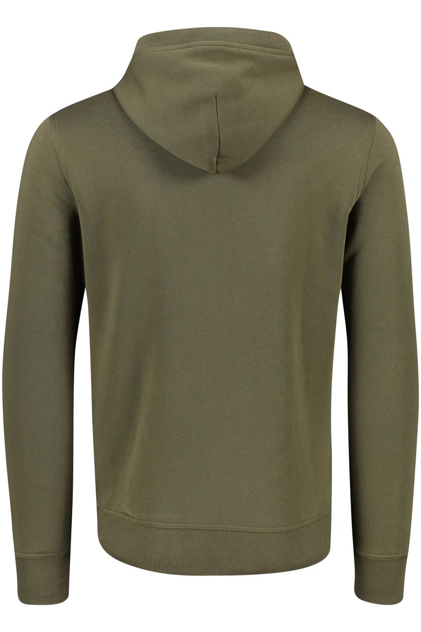 Gant hoodie groen logo